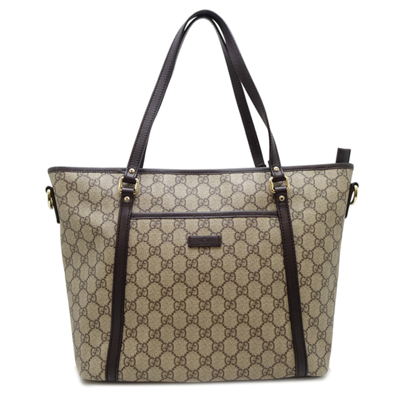 GUCCI Handbags - Gucci 2-Way Tote Bag (Strap Missing) Women's Shoulder 388929 GG Supreme Beige